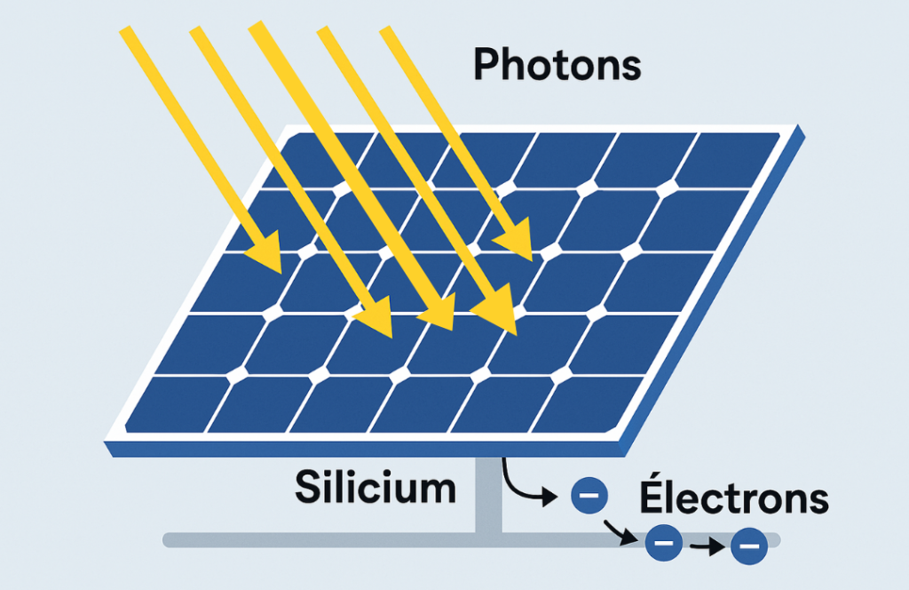 fonctionnement centrale solaire