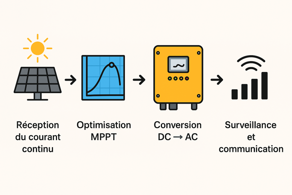 Fonctionnement d'un onduleur photovoltaïque